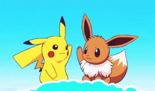 Pikachu and Eevee